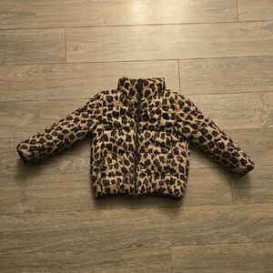 Joe Fresh x Jillian Harris Kids Leopard Print Puffer Jacket
